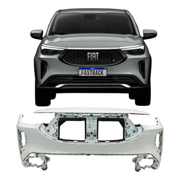 Para Choque Dianteiro Fiat Fastback 26011608 Branco