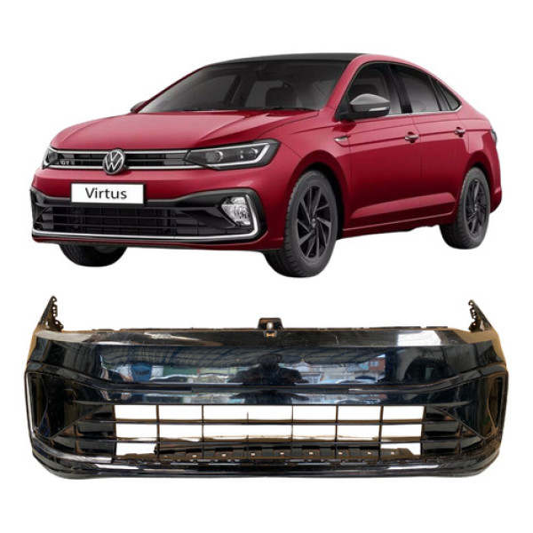 Para Choque Dianteiro Volkswagen Virtus 2023 25120313 Preto