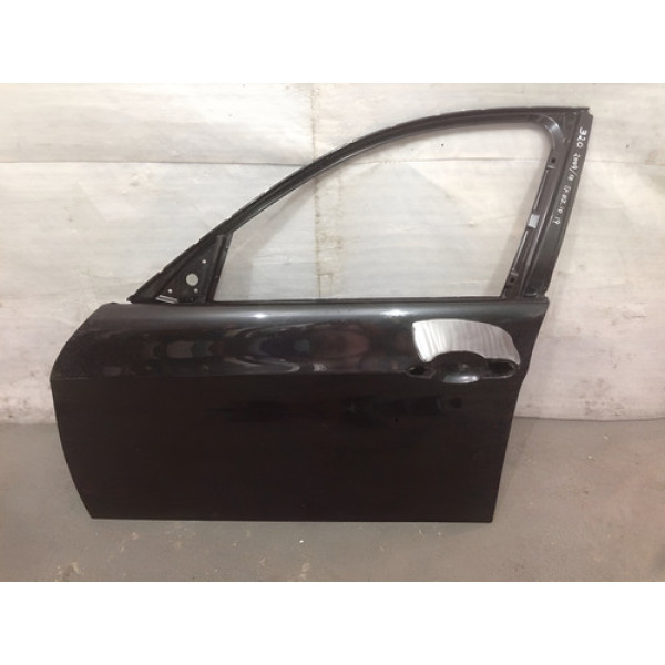 Porta Bmw 320 2008 2009 2010 #021019 Preto Esquerdo Dianteira