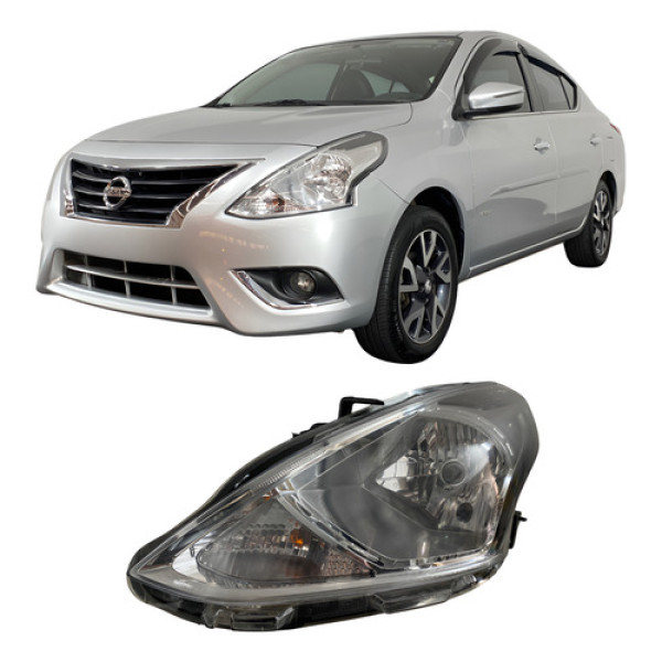 Farol Nissan Versa 2015 A 2019 25083007 Esquerdo/motorista Esquerdo