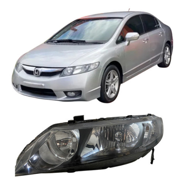 Farol Honda New Civic 25112604 Esquerdo