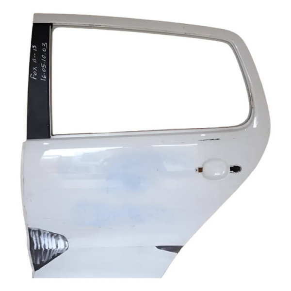 Porta Volkswagen Fox 2011 2012 2013 16051003 Traseira Esquerdo/branco