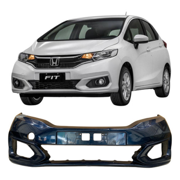 Para Choque Dianteiro Honda Fit 2018 25120502 Azul