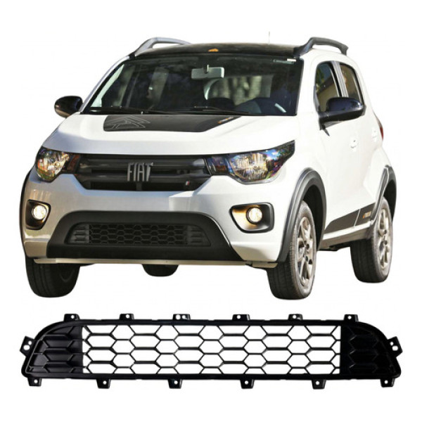 Grade Parachoque  Fiat Mobi Original Nova Inferior 2022 A 25