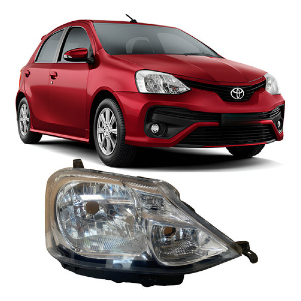 Farol Toyota Etios 25092603 Direito