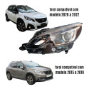 Farol Peugeot 2008 Novo Original 2015 Á 2020 Novo Original Esquerdo/motorista