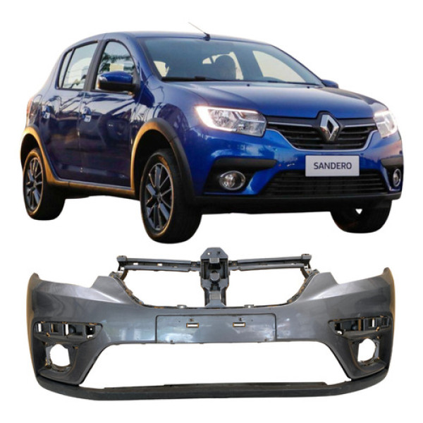 Para Choque Dianteiro Renault Sandero 2021 2022 26010809 Cinza
