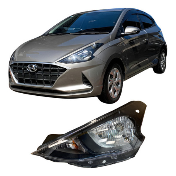 Farol Hyundai Hb20 2020 2021 25092606 Esquerdo