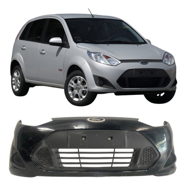 Para Choque Dianteiro Ford Fiesta 2011 A 2014 25092505 Preto