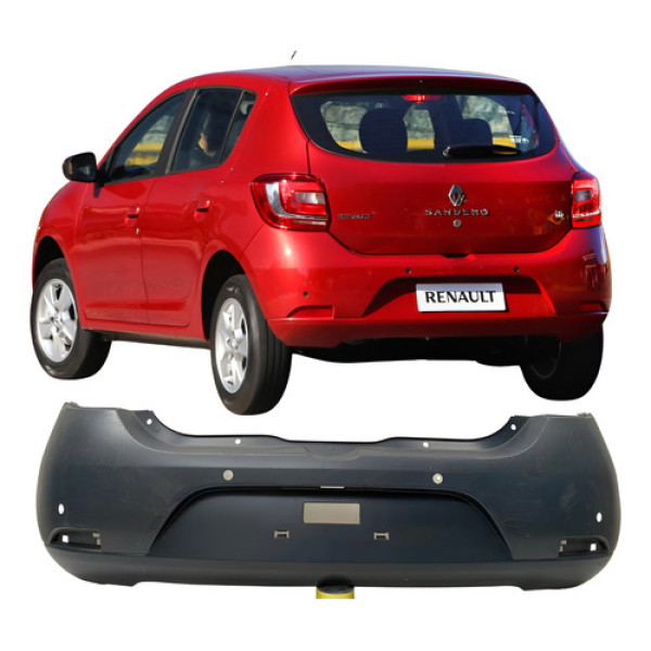 Para Choque Traseiro Renault Sandero 2015 25090608