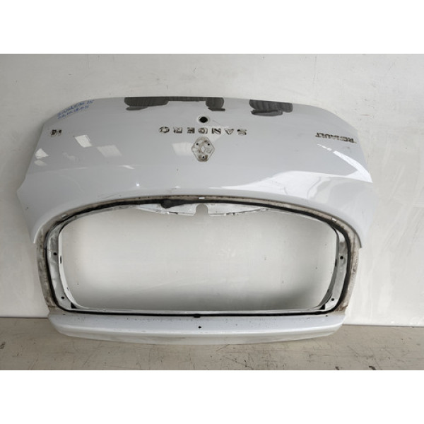 Tampa Traseira Renault Sandero 2015 A 2018 22101805 Branco