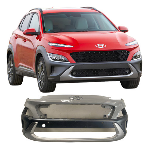 Para Choque Dianteiro Hyundai Kona 25092509 Cinza