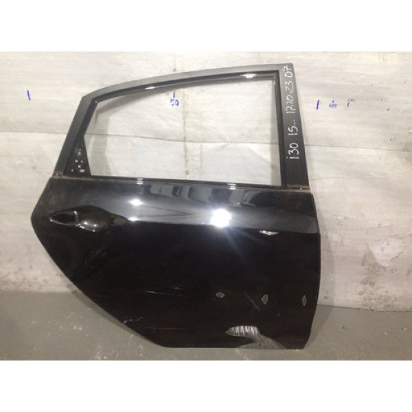 Porta Hyundai I30 2014 2015 2016 17102307 Preto Direito Traseira