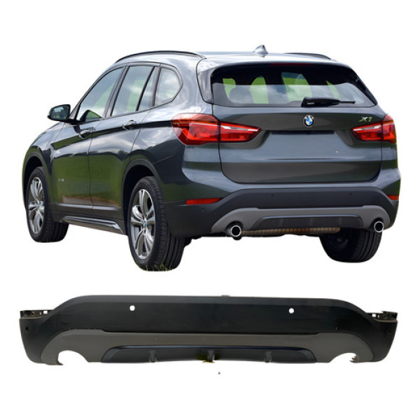 Spoiler Para Choque Bmw X1 2016 25090601 Preto