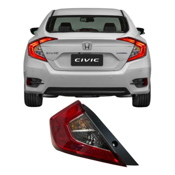 Lanterna Honda Civic 2017 2018 2019 26011316 Esquerdo