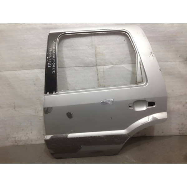 Porta Ford Ecosport 2003 A 2012 17042108 Traseira Esquerdo Prateado