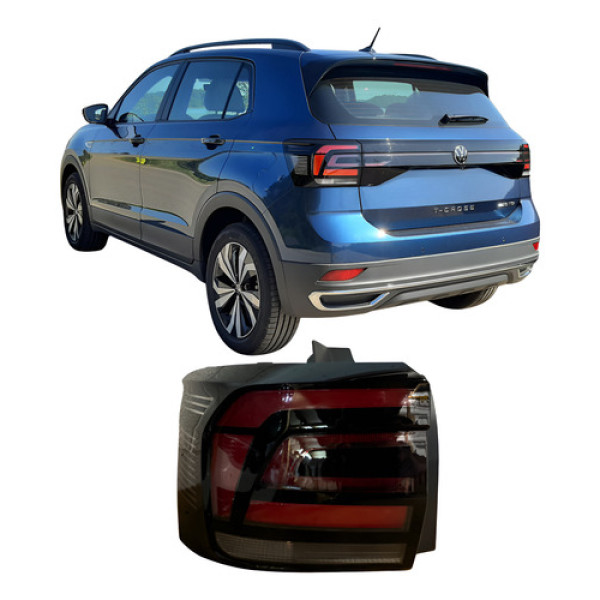 Lanterna Volkswagen T-cross 2019 A 2023 25100401 Preto Esquerdo