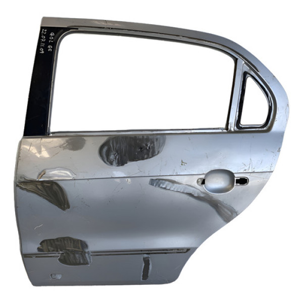 Porta Traseira Volkswagen Gol G5 22071109 Traseira Esquerdo Prateado
