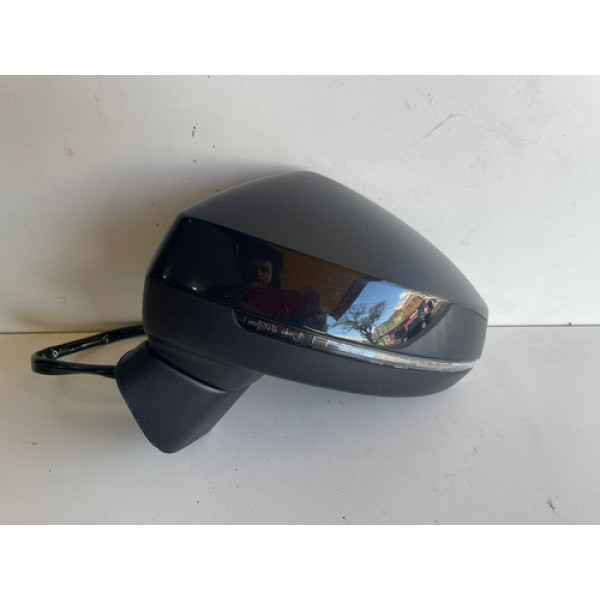 Retrovisor Audi A3 Hatch 2015 2016 2017 Novo Esquerdo Preto