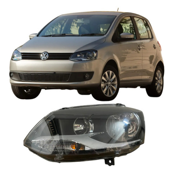 Farol Volkswagen Fox Spacefox 2011 A 2014 Original 26062706 Esquerdo/motorista Esquerdo