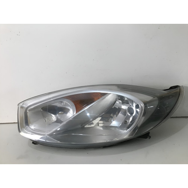 Farol Ford Fiesta 2011 A 2014 Cromado 25999 Esquerdo