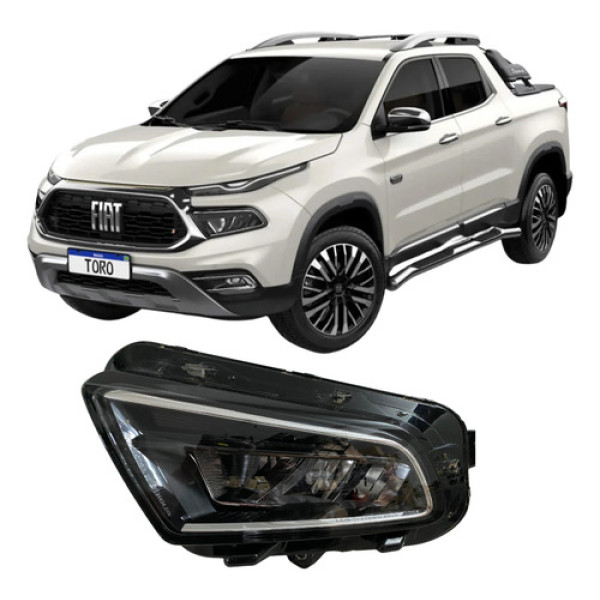 Farol Fiat Toro Led 25112609 Esquerdo