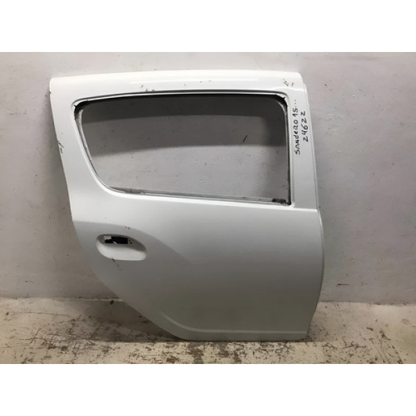 Porta Traseira Renault Sandero 2015 24622 Traseira Direita/branco