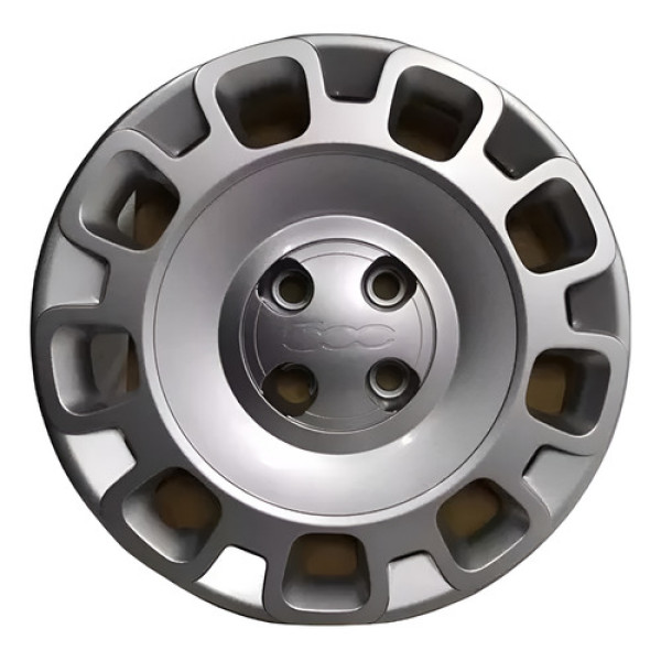 Calota Fiat 500 Novo Original K1tr13gsaaa Cinza
