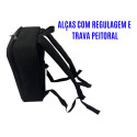 Mochila Drone Dji Neo Goggles N3 Combo Flymore - Rígida Case Preto