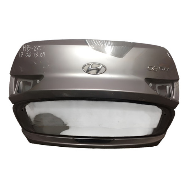 Tampa Traseira Hyundai Hb20 Hatch Cp17061309 - Prateado