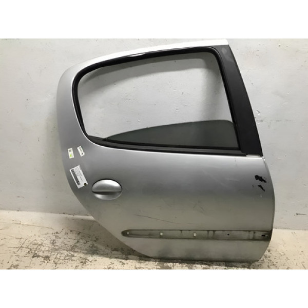 Porta Traseira Peugeot 207 Ptd10744 - Traseira - Direito/prateado - Prateado