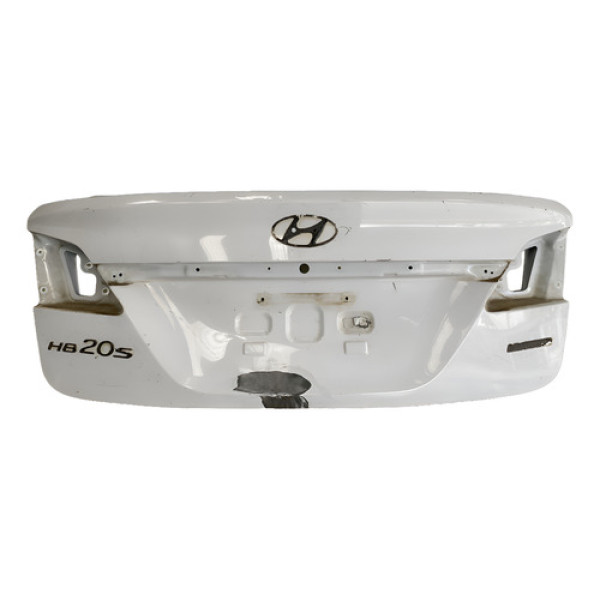 Tampa Traseira Hyundai Hb20 Sedan  23051112 Branco