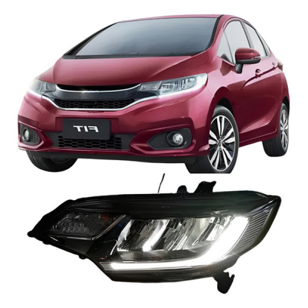 Farol Honda Fit Full Led Le 25052908 Esquerdo/motorista Esquerdo