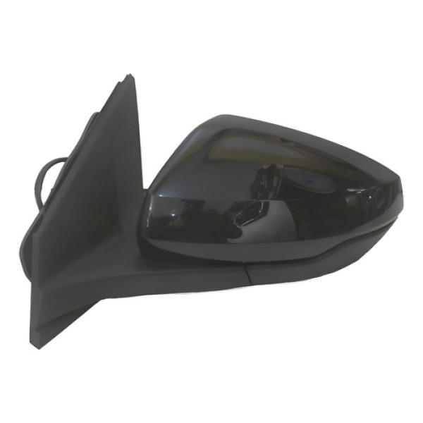 Retrovisor Volkswagen Polo Virtus Esquerdo Elétrico Preto