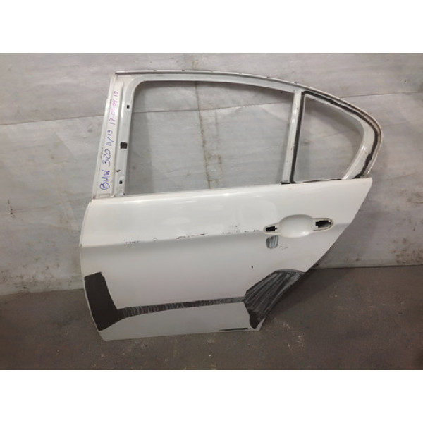 Porta Bmw 320 330 2013 2014 2015 #050410 Branco Traseira Esquerdo