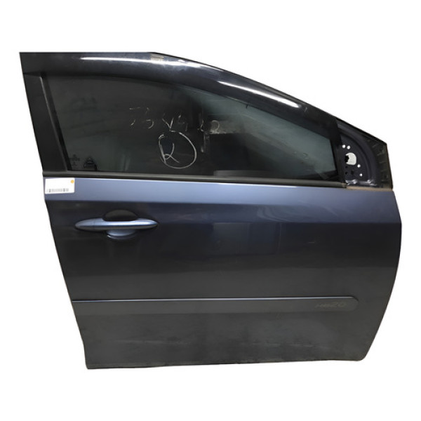 Porta Dianteira  Hyundai Hb20 Pdd16610 Dianteira Azul-escuro Direito/azul-escuro