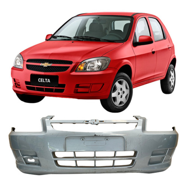 Para Choque Dianteiro Chevrolet Celta Prisma 2011 26010804 Prata