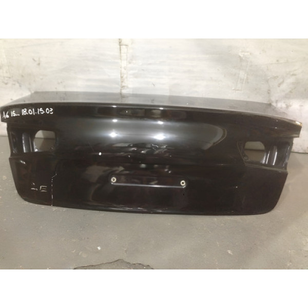 Tampa Traseira Audi A6 2015 2016 18011503 - Preto