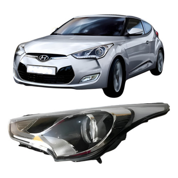 Farol Hyundai Veloster Novo Esquerdo Esquerdo