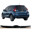 Friso Guarnição Moldura Traseira Honda Fit Sem Câmera 2015 Preto