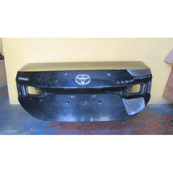 Tampa Traseira Toyota Corolla 2015 2016 #063005 Preto