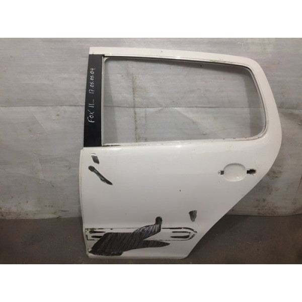 Porta Volkswagen Fox 2011 2012 2013 #050504 Traseira Esquerdo/branco
