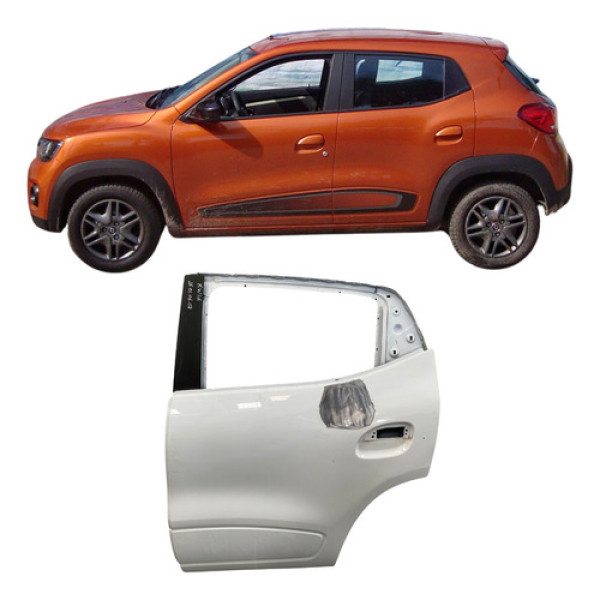 Porta Traseira Renault Kwid 26010607 Esquerdo Branco