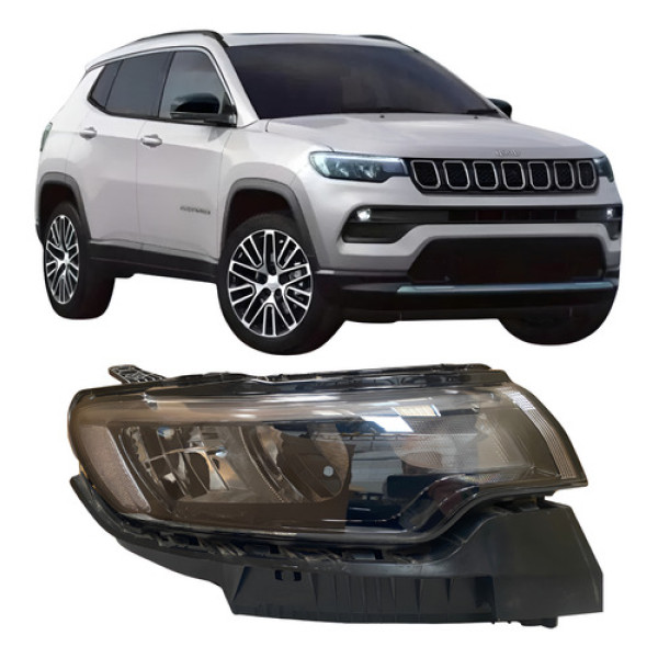 Farol Jeep Compass 2022 2023 25092601 Direito