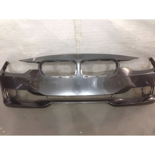 Para Choque Dianteiro Bmw Serie 3 2012 À 2015 #010702 - Cinza-escuro