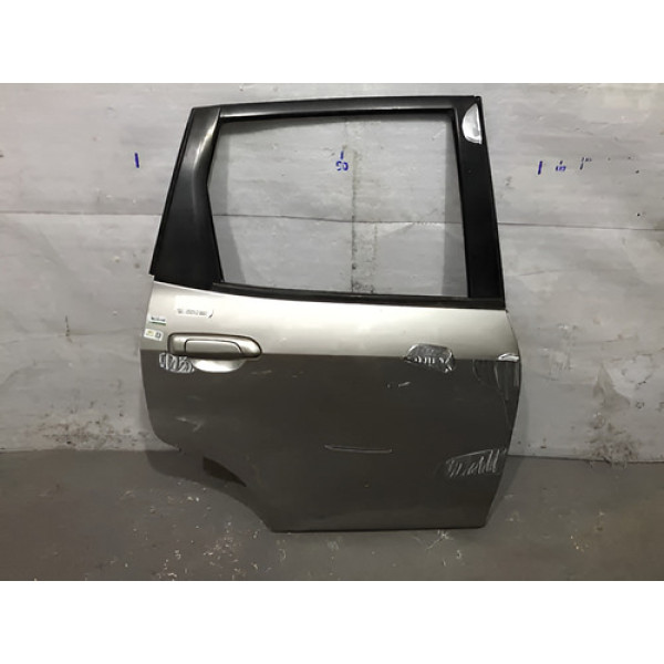 Porta Traseira Honda Fit 2004 A 2008 #07577 Traseira Direito Prateada