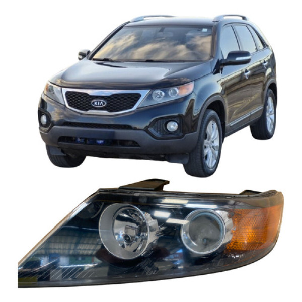 Farol Kia Sorento Xenon 2011 Á 2013 25121114 Esquerdo