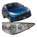 Farol Peugeot 207 25061106 Direito/passageiro Direito