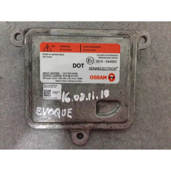 Módulo Reator Xênon Land Rover Evoque 16021110