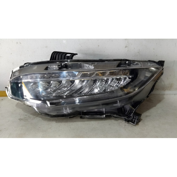 Farol Honda Civic 2019 Led L19013051 Esquerdo